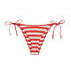 Tommy Hilfiger Γυναικείο μαγιό Stripe Ribbed Side Tie Bikini Bottom